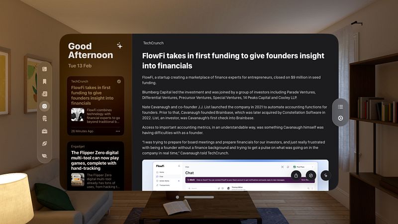 Screenshot of Bulletin - AI RSS News