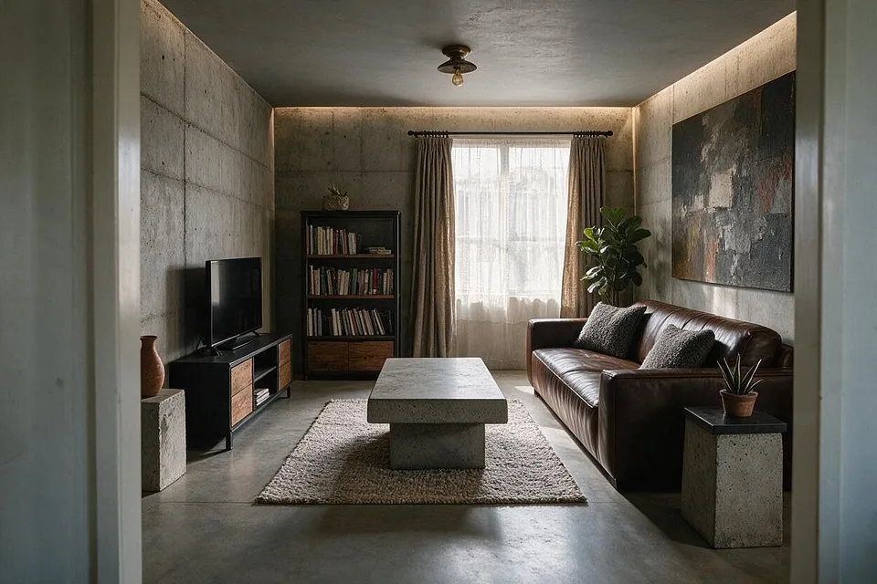 A room redesigned with Room AI