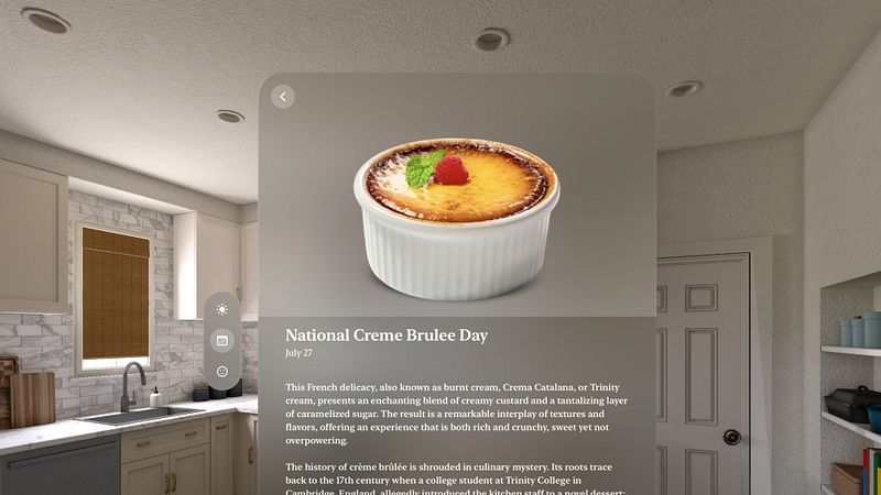 Screenshot of Food Holidays Calendar