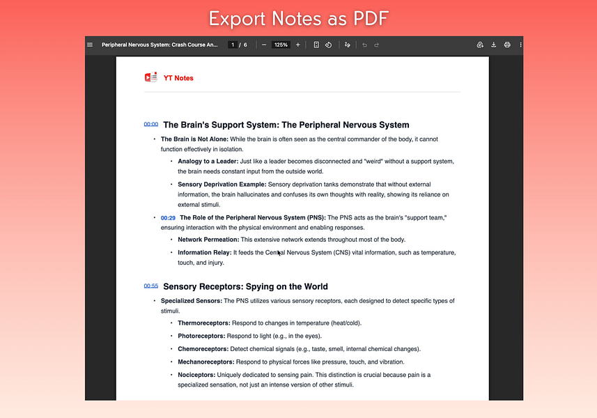 YT Notes