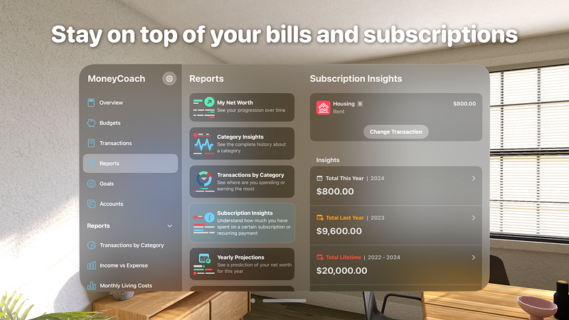 Screenshot of MoneyCoach Budget, Track Money