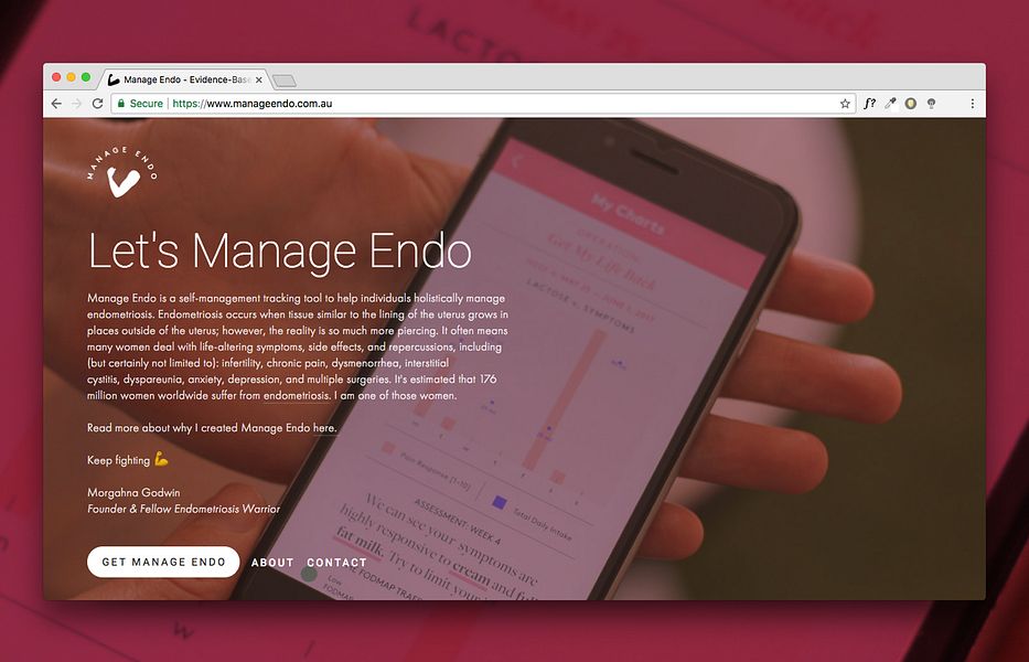 Manage Endo A Data Driven SelfManagement Tracking Tool BetaList
