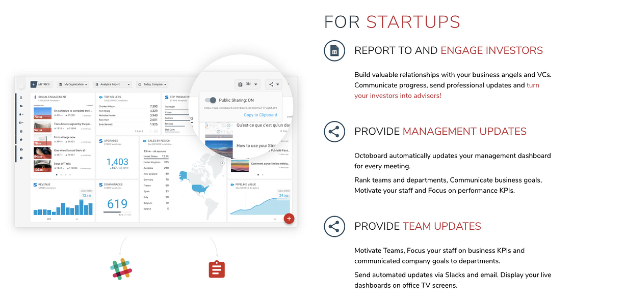 Octoboard for Investors