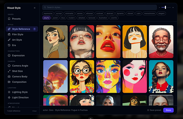 Screenshot of a CSS/SCSS code editor showing variables and mixins for color and style definitions labeled with 'sref' and 'melies'.