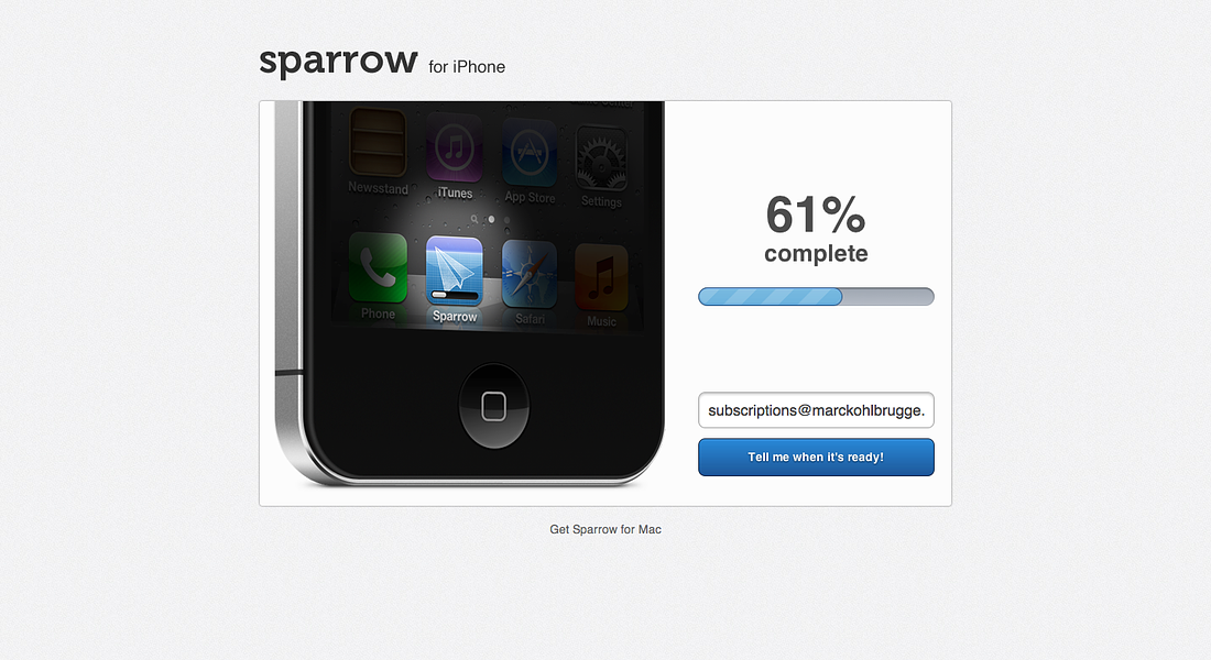 Sparrow for iPhone