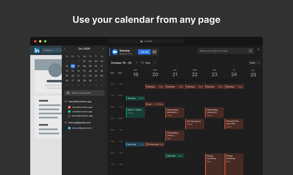 Motion Calendar