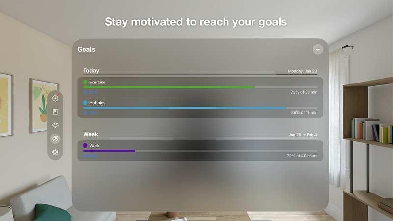 Screenshot of Timelines Time Tracking