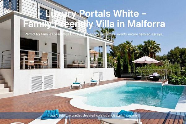 A modern villa with a pool and outdoor seating area, set in a tropical environment.