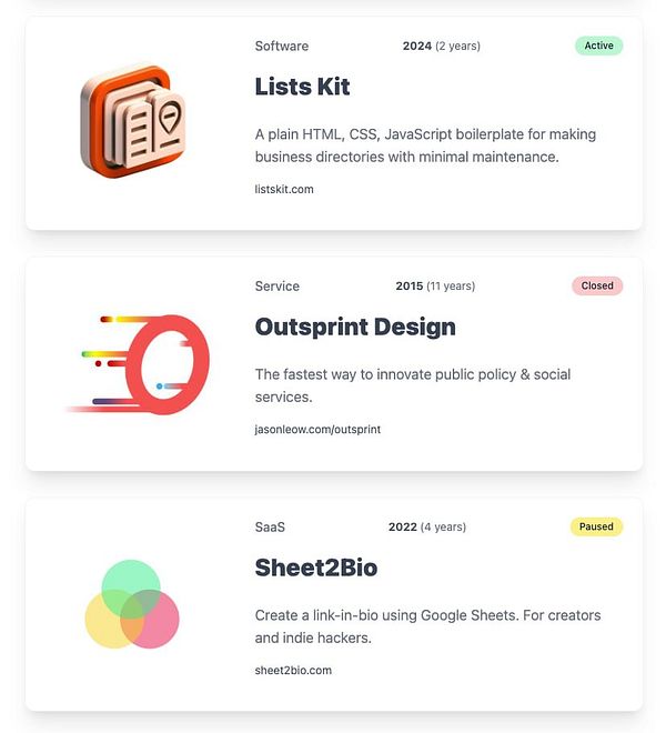 Screenshot of a task board showing an Outsprint card updated to 'Closed' status in a kanban-style project management interface.