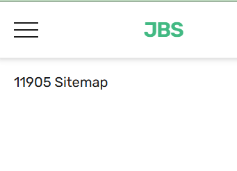The image displays a user interface for a sitemap generator labeled '11905 Sitemap'.