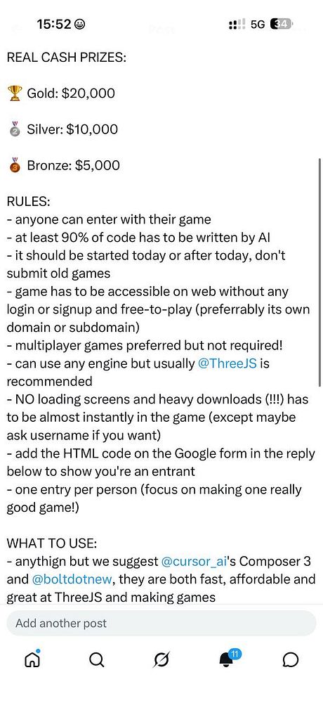 Promotional poster for Vibe Jam 2026 online hackathon with $40,000 in prize money, featuring event details, colorful gaming-themed illustrations, and sponsor logos.