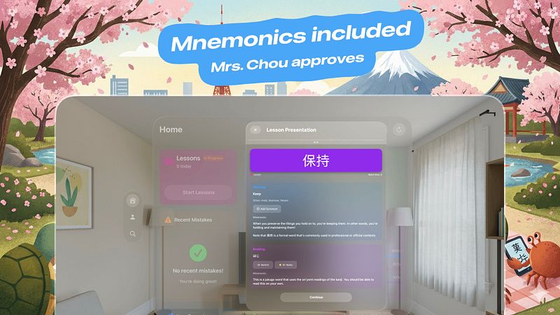 Screenshot of Gakugame - WaniKani Companion