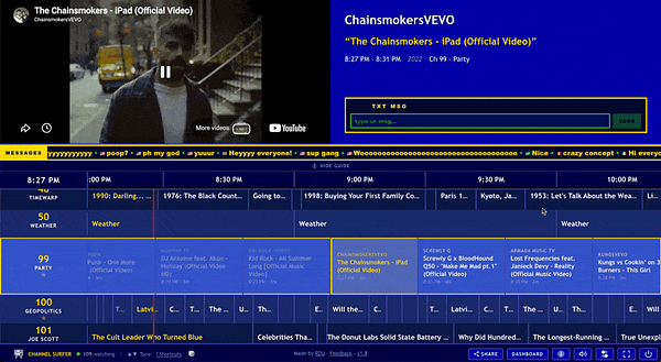 Screenshot of a Slack interface showing a keyboard shortcut menu for channel navigation.