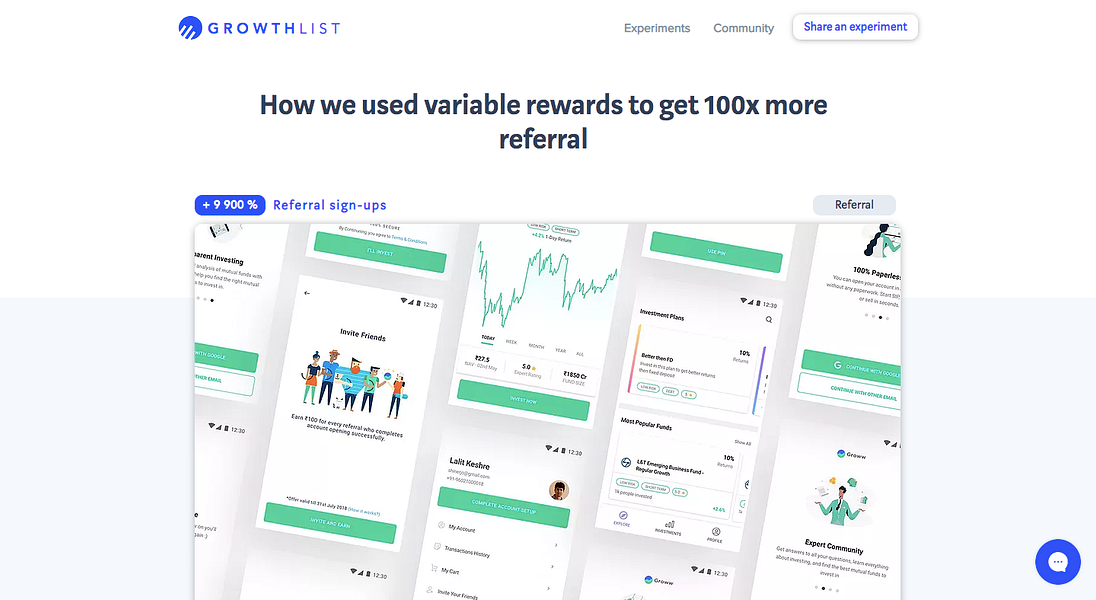 Growthlist