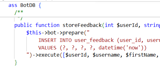 Screenshot of a web interface titled 'Feedback management' displaying user feedback entries and filtering options.