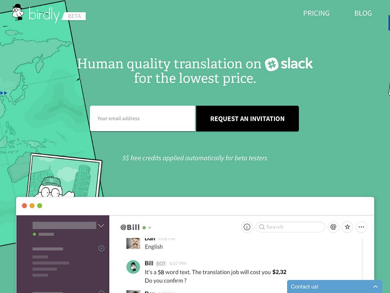 Birdly Translate