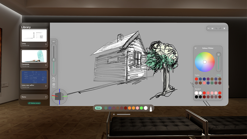 Screenshot of Metaspace - 3D Sketchbook