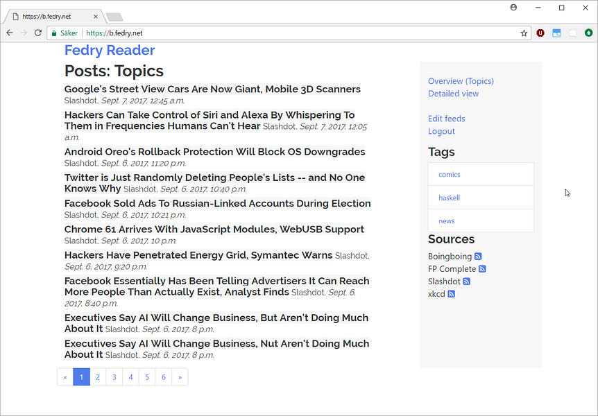 Fedry Reader