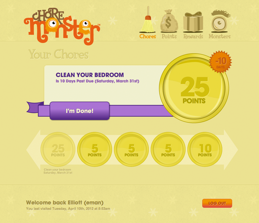 ChoreMonster: Making chores fun with points, rewards and | BetaList