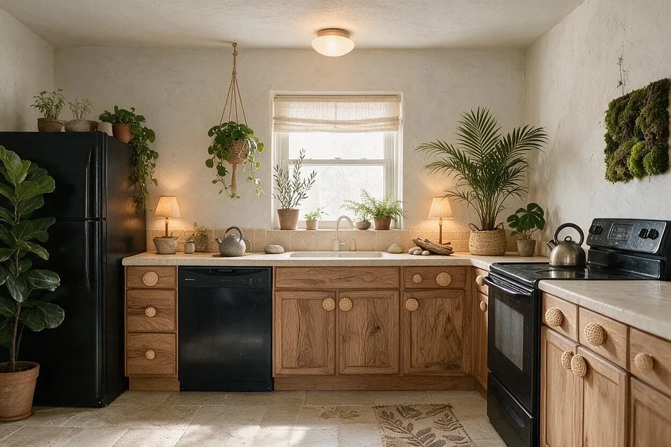 A room in the Biophilic style