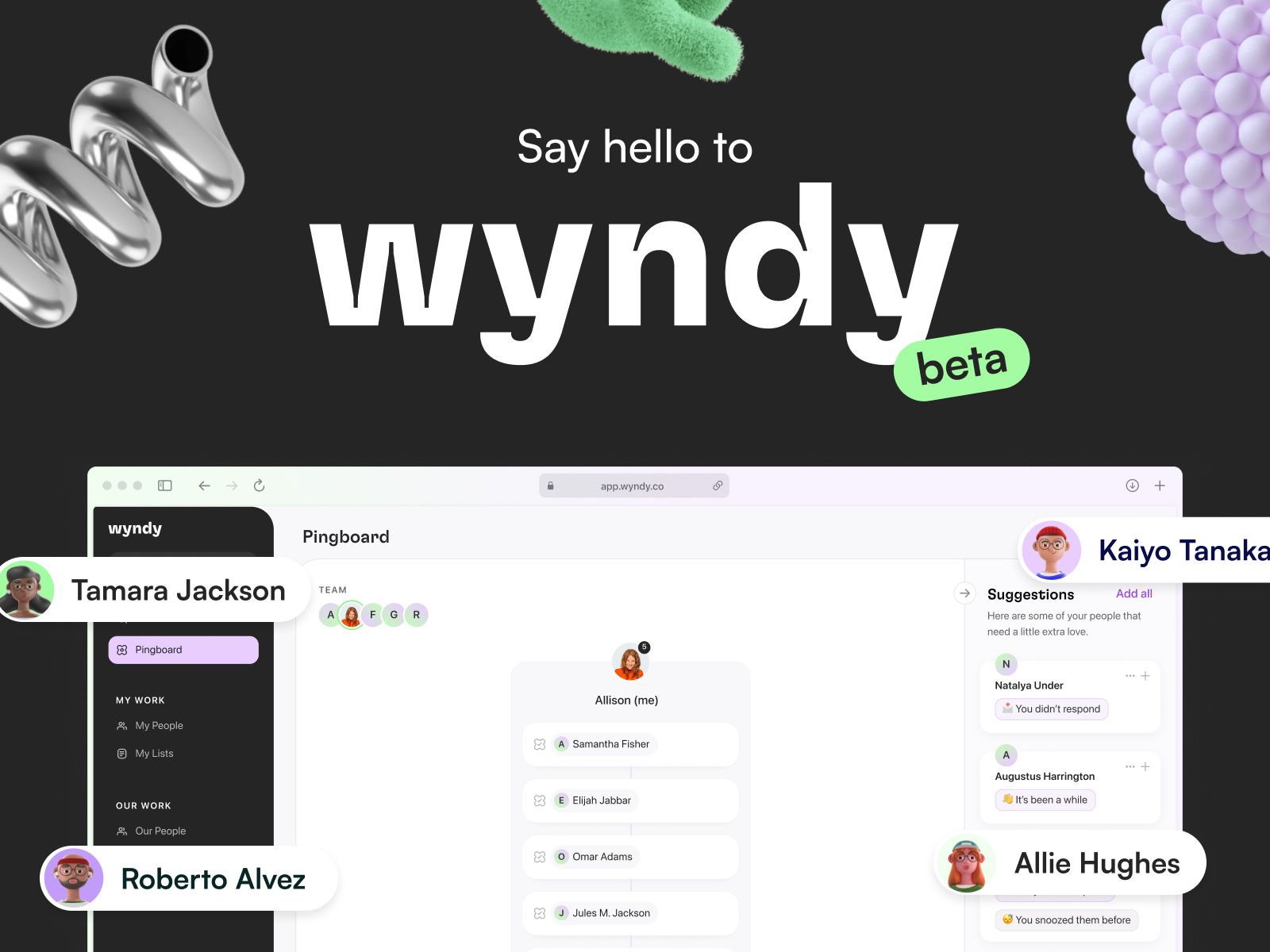 Wyndy: Easy relationship management — without the CRM | BetaList