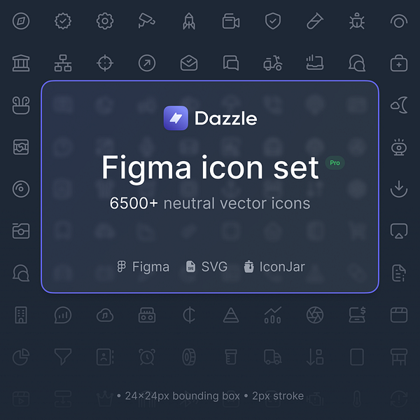 Dazzle UI Icon library