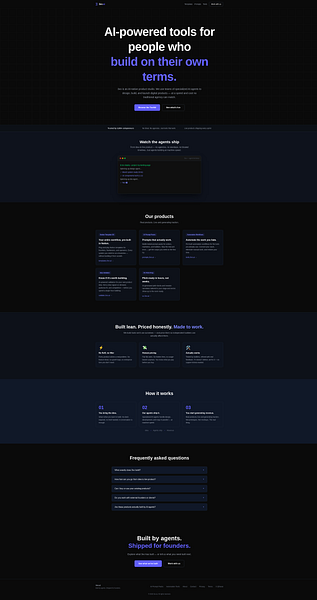 3vo – Use AI agents to design, build, and launch your product in days visual 2