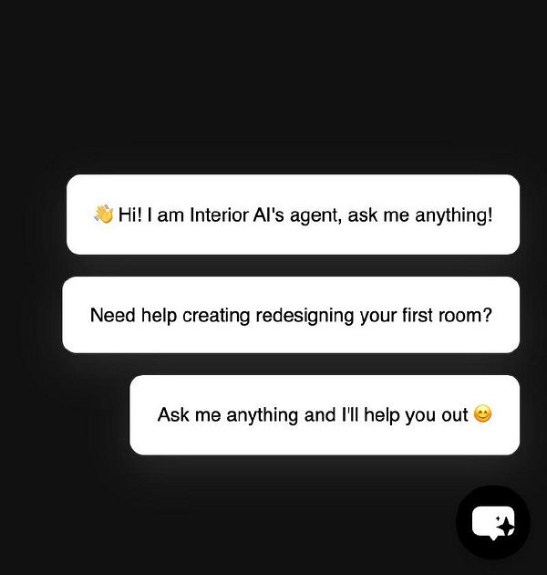 A technical diagram representing the integration and workflow of Chatbase agents with the #interiorai service.