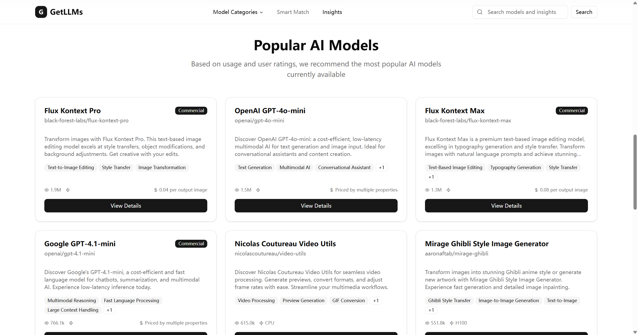 GetLLMs: A curated directory of the best LLMs, updated