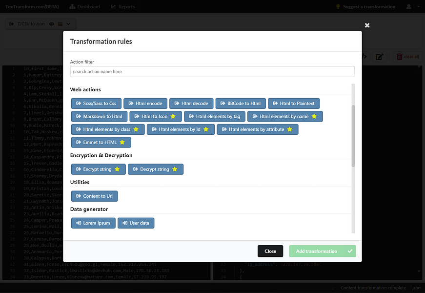 TexTransform