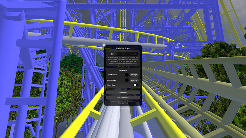 Screenshot of AirCoaster