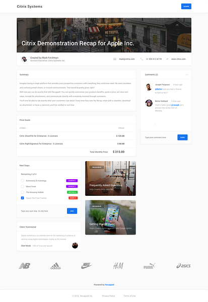 Recapped.io