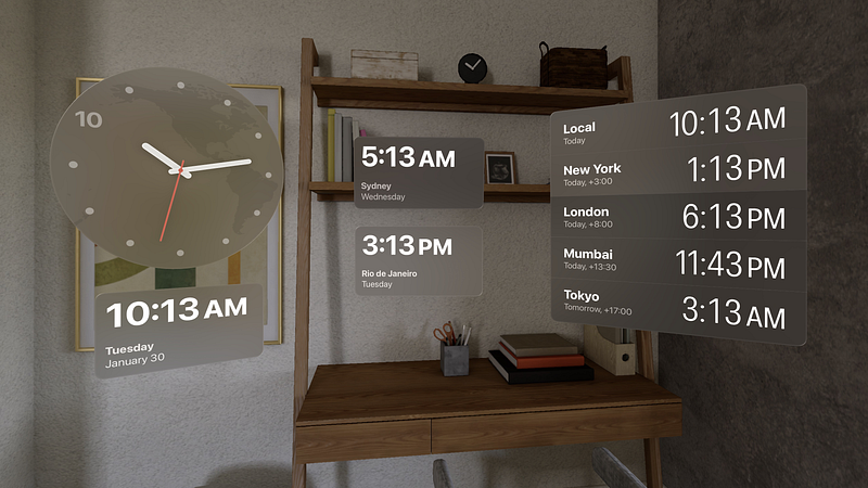 Screenshot of Clocks by World Clock Widgets