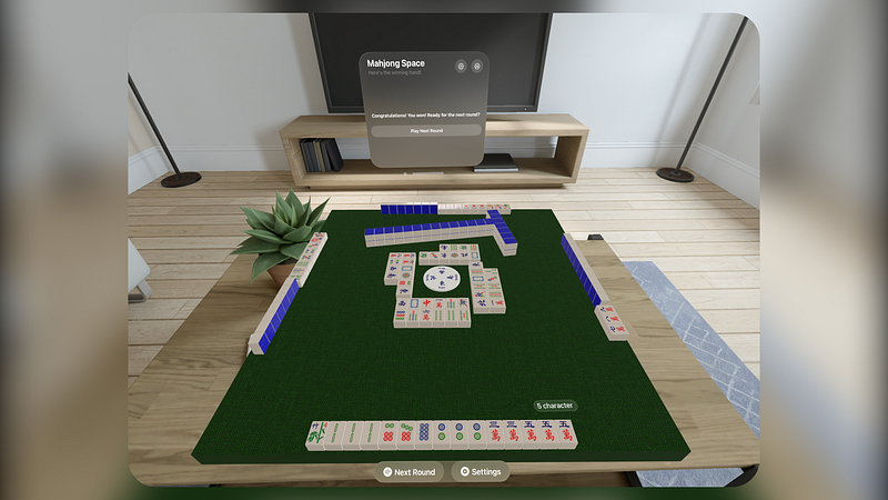 Screenshot of Mahjong Space