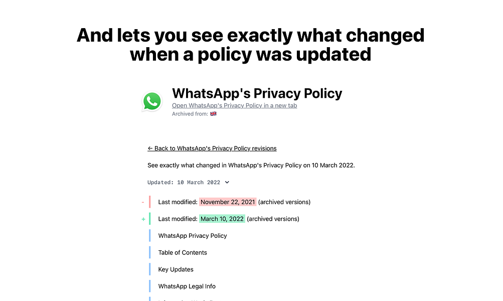 Changewatch