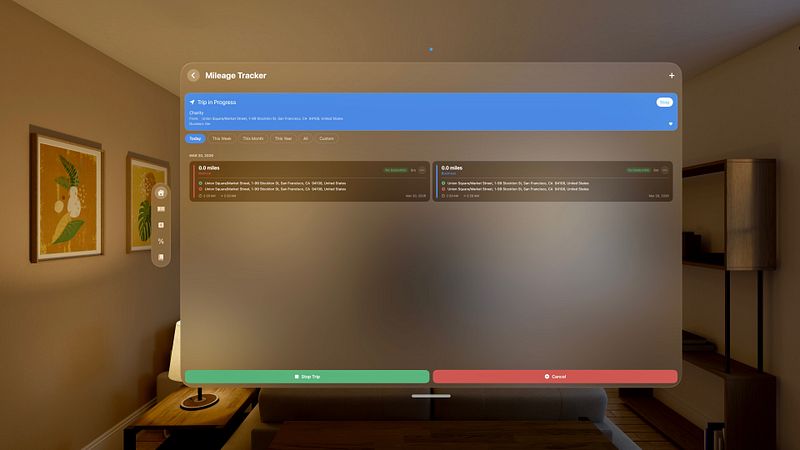 Screenshot of Self Employed: Income & Tax