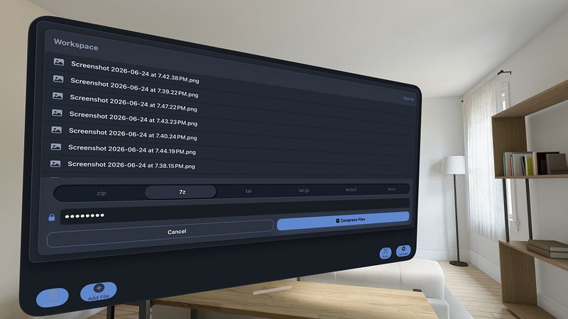 Screenshot of Unzipped