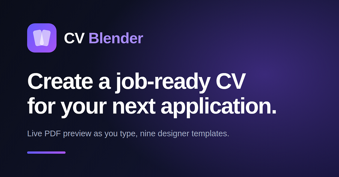 CV Blender
