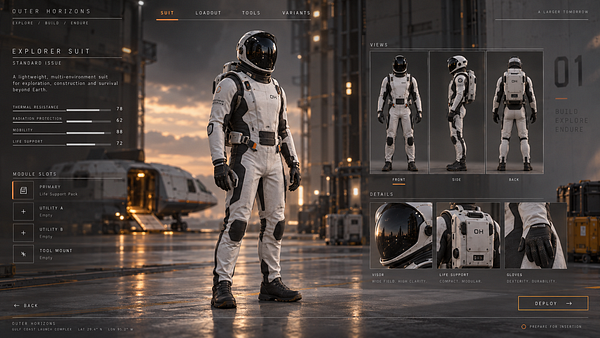 Screenshot of Unreal Engine interface showing the Play button and a 3D scene with a greyscale humanoid avatar.