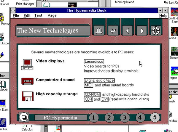Screenshot of the HyperCard Installer Setup Wizard for Windows 3.11 installation.