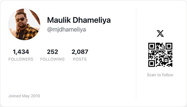 Screenshot of the 'X Business Card Generator' web app interface showing customizable fields and a preview of the business card.