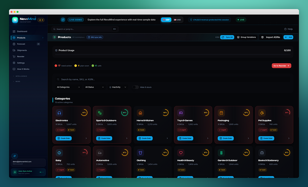 NovaMind Inventory Intelligence