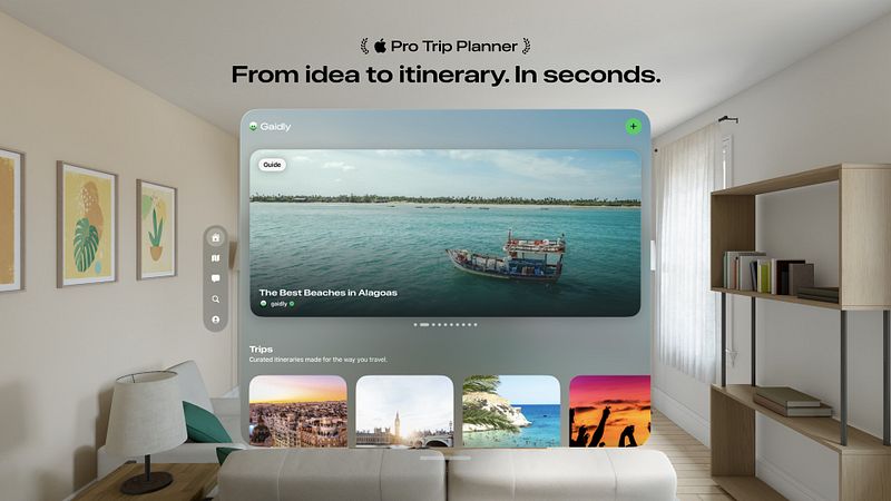 Screenshot of Gaidly: Smart Trip Planner