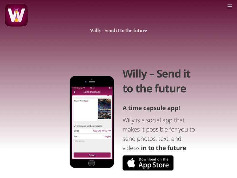 Willy – Send it to the future