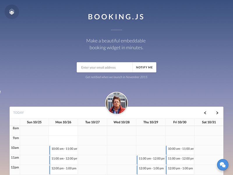 Booking.js by Timekit