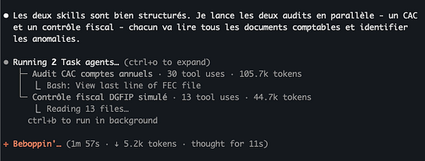 A detailed spreadsheet showing calculations related to customer acquisition cost (CAC) simulation and audit, including various expenses and metrics.