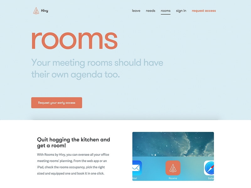 Room booking by Hivy