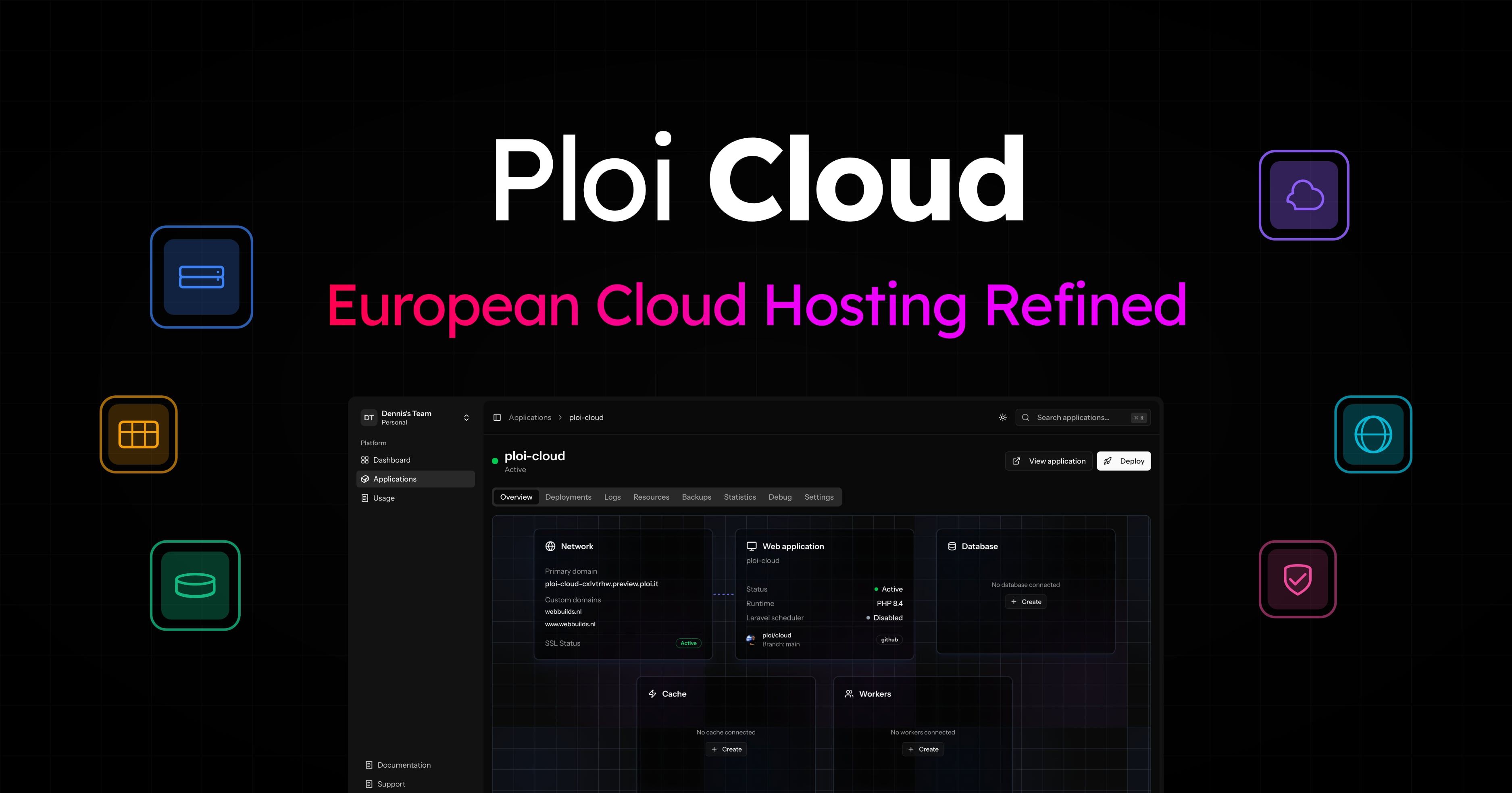 Ploi Cloud: Deploy apps on GDPR-compliant European cloud in | BetaList