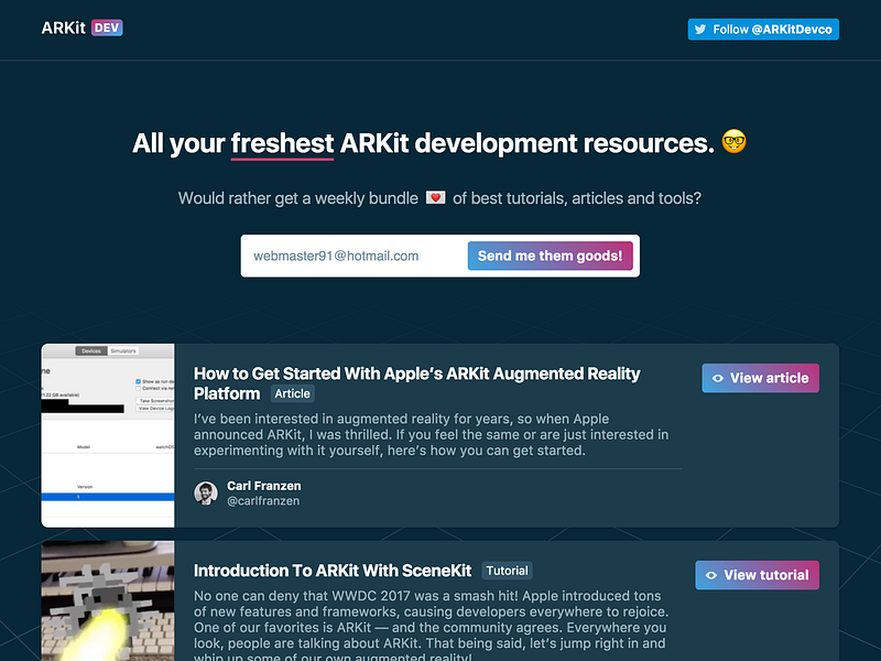 ARKit Dev