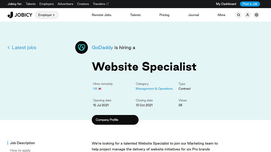 Jobicy: Remote Jobs